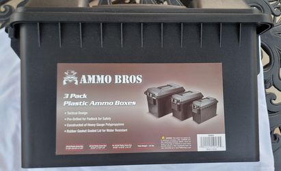 Plastic Ammo Box (3 Pack)
