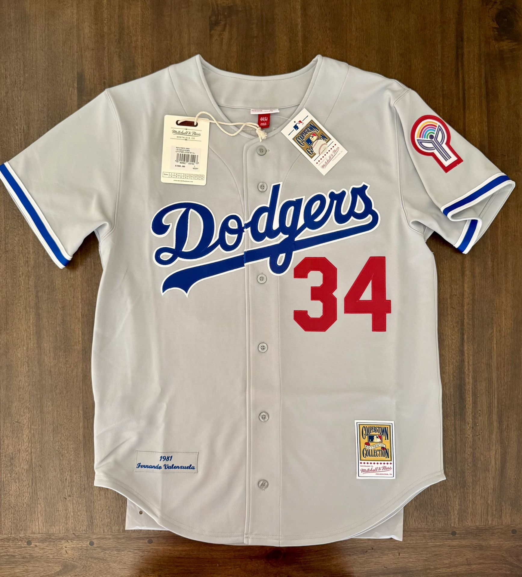 Los Angeles Dodgers Authentic Player Jersey “Fernando Valenzuela”