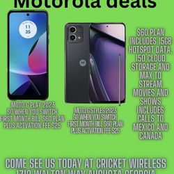 Cricket Deals On Motorolas!!