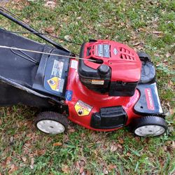 Lawn Mower Troy Bilt Start Right Up Very Good Conditions Front Wheel Drive Self Propelled Ready For Work 