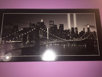 Ny frame 10" by 20"