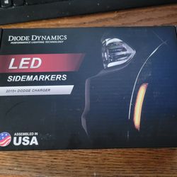 Diode Dynamics LED Smoked Sidemarkers 2015-2023 Dodge Charger 