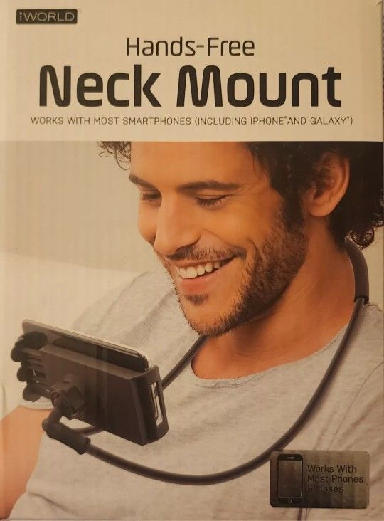 HANDS FREE NECK MOUNT - NEW - BLACK