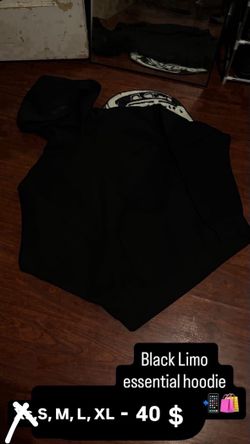 Black Essential Hoodie