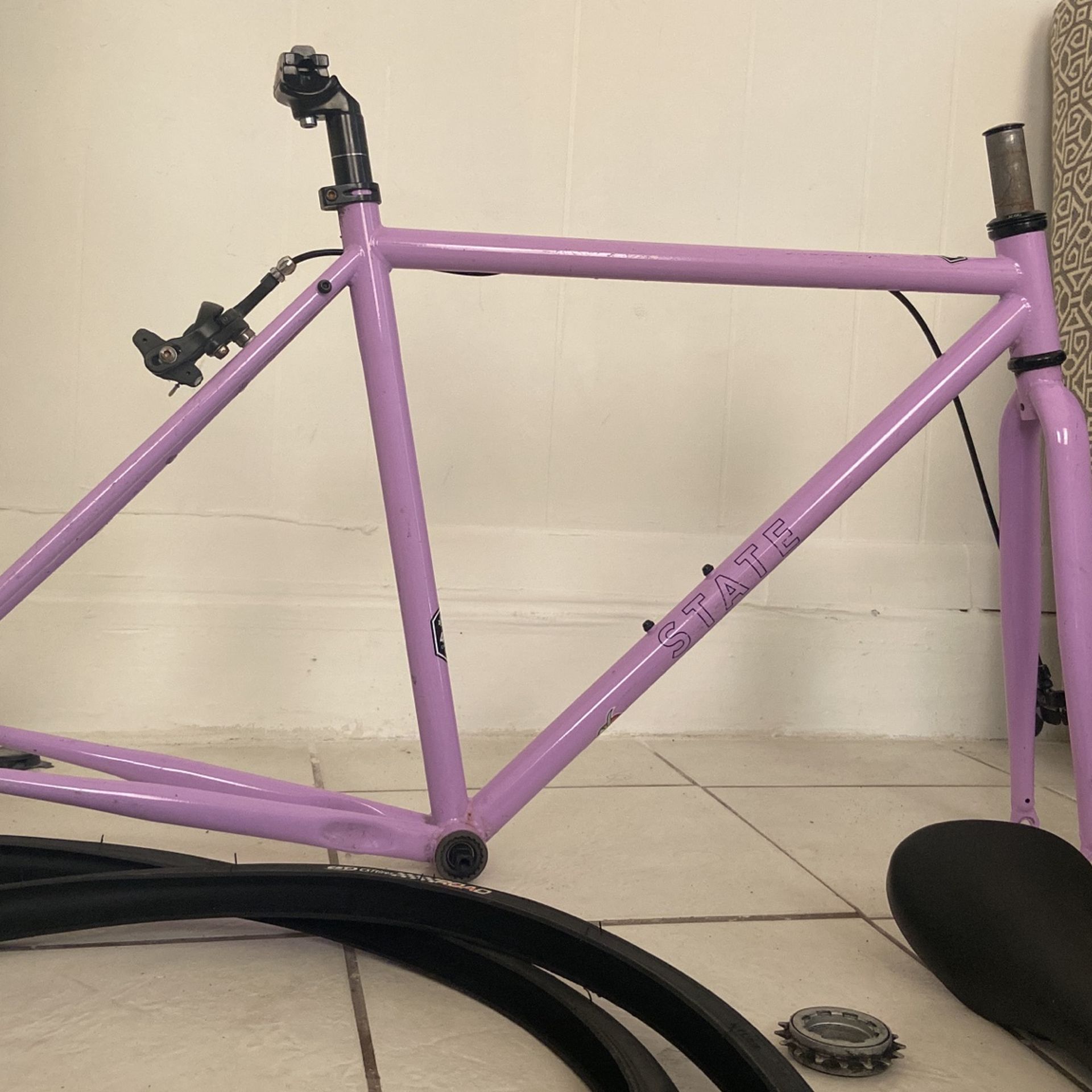 State Bicycle Co. 4130 Perplexing Purple, Size 49, Single Speed Bicycle
