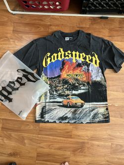 Godspeed Los Scandalous Black short sleeved Men’s T shirt Size Small