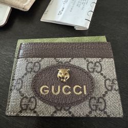 NEO VINTAGE GG SUPREME CARD CASE GUCCI 