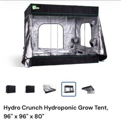 Hydro Crunch Mylar Hydroponic Grow Tents are made specifically for indoor plant growth.96 in. x 96 in. x 80 in