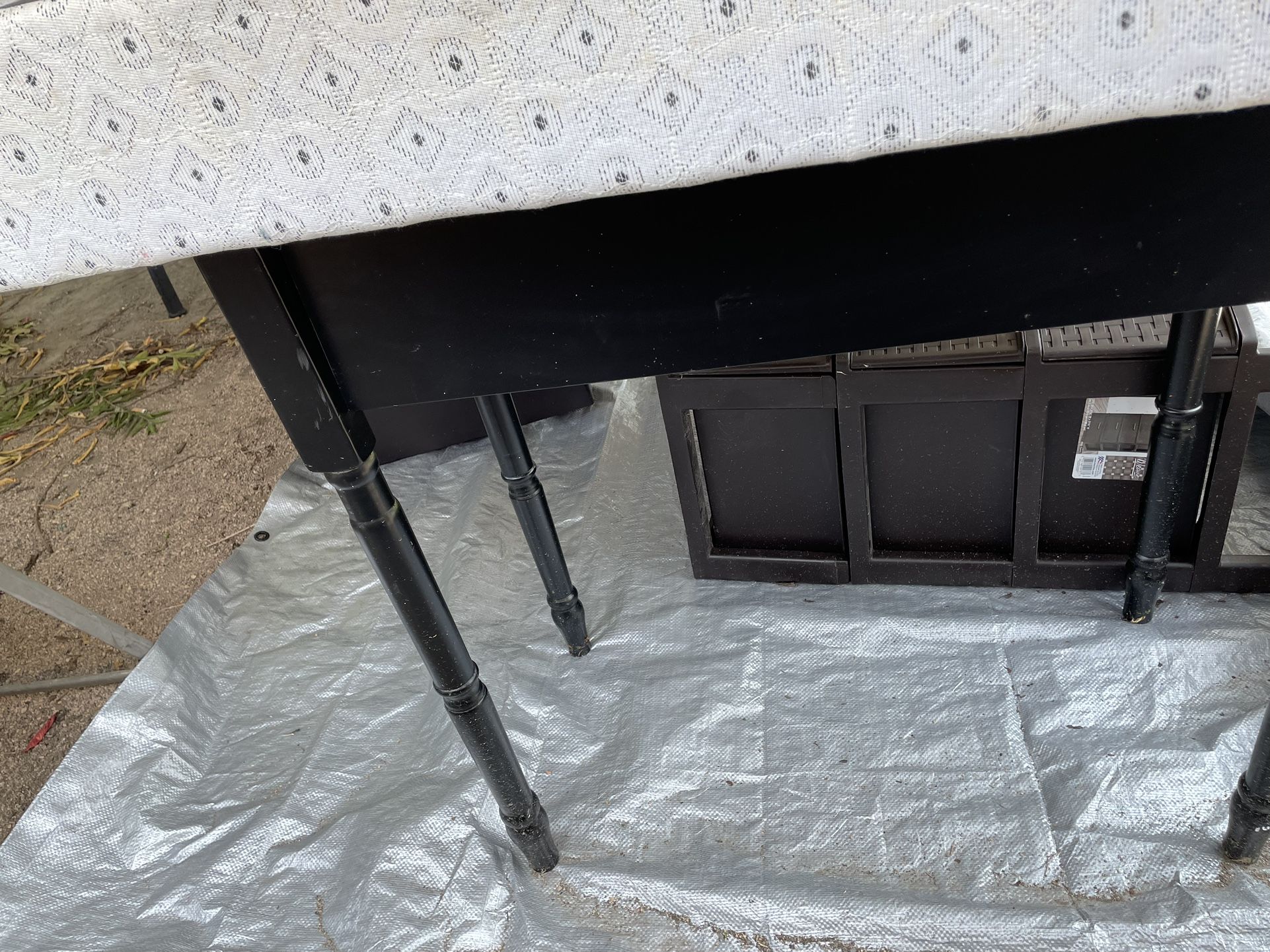 DESK W/TWO (2) DRAWERS