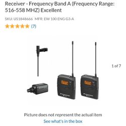 Sennheiser EW100ENGG3A Wireless Microphone System