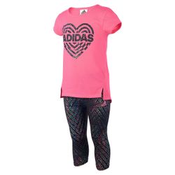 Adidas toddler girls two pieces active set