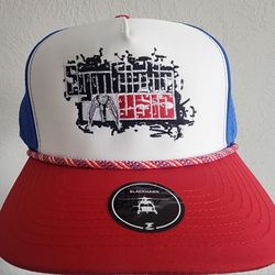 ALL AMERICAN SYMBIOTIC MUSIC MESH BACK HAT 