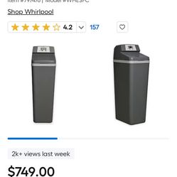 Whirlpool Pro Series 31000-Grain Water Softener/Conditioner/Filtration System Item #797476 Model #WHESFC