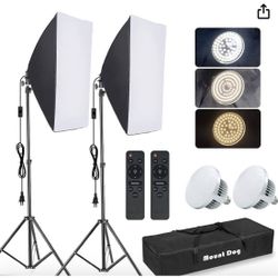 MOUNTDOG Softbox Lighting Kit, 