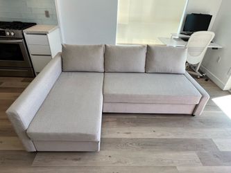Gently Used IKEA Friheten Sofa with Mattress Topper
