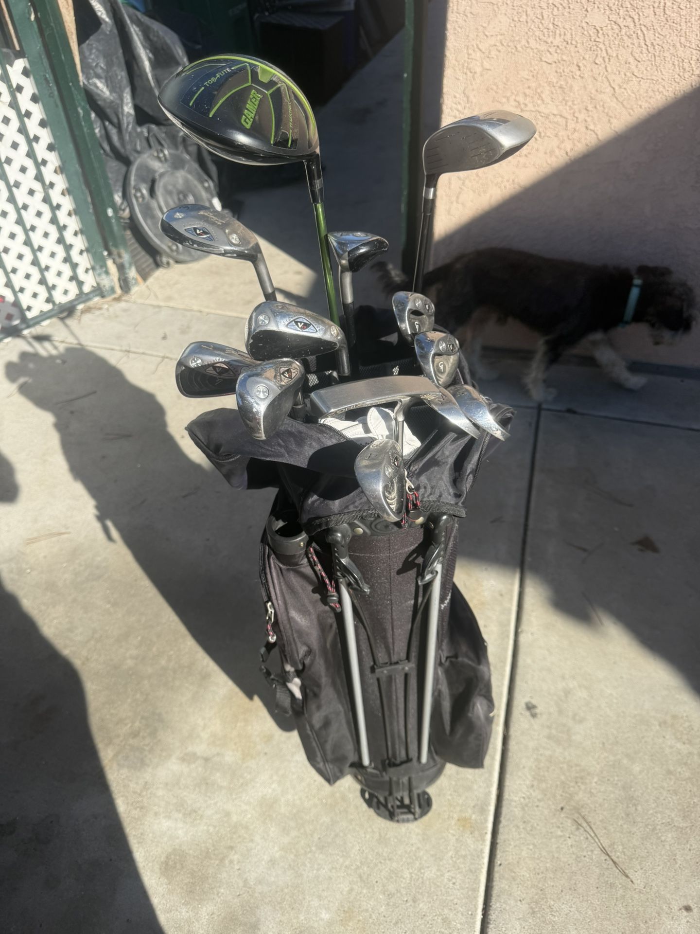 Golf Bag And Clubs 