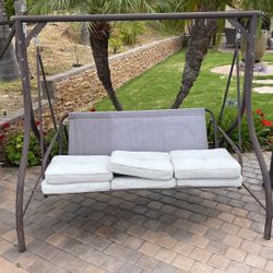 Used And Worn Outdoor Swing 