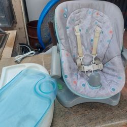 High chair booster seat