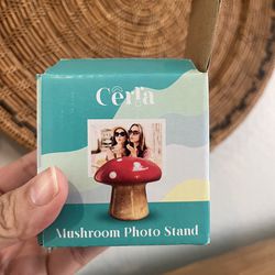 New Ceramic Mushroom Photo Holder