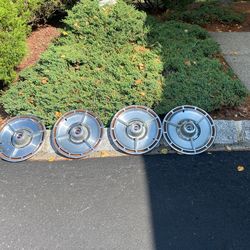 Set Of 4 15” Chevy Chevrolet Chevelle Impala SS Super Sport Hub Caps