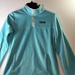 set of 2 girls size Large Columbia, 1/4 Snap Fleece Pullover
