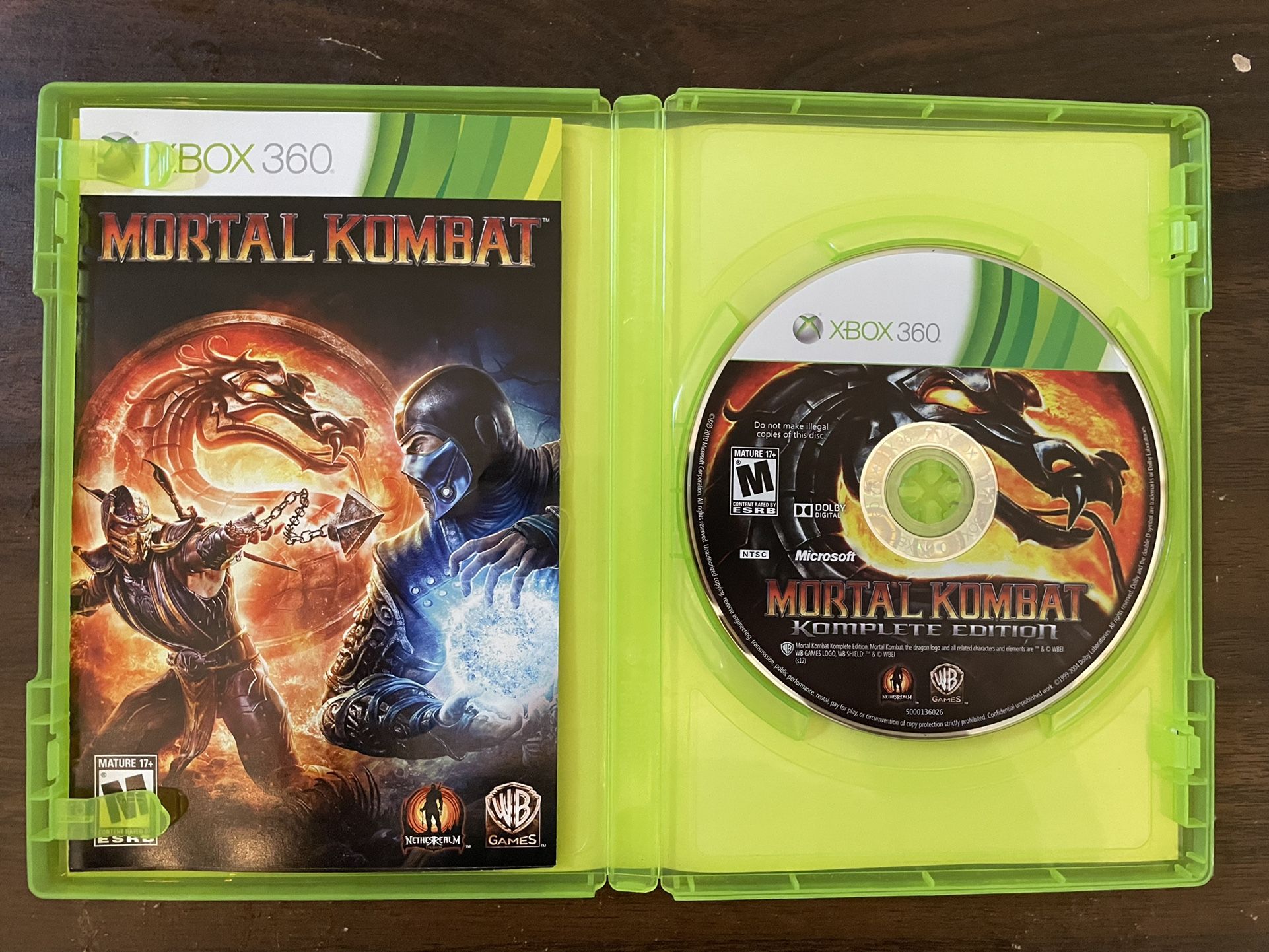 Mortal Kombat Xbox 360 for Sale in Chandler, AZ - OfferUp