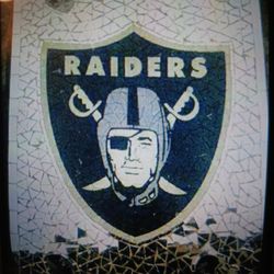 Raiders Glass Pictures 20x30 