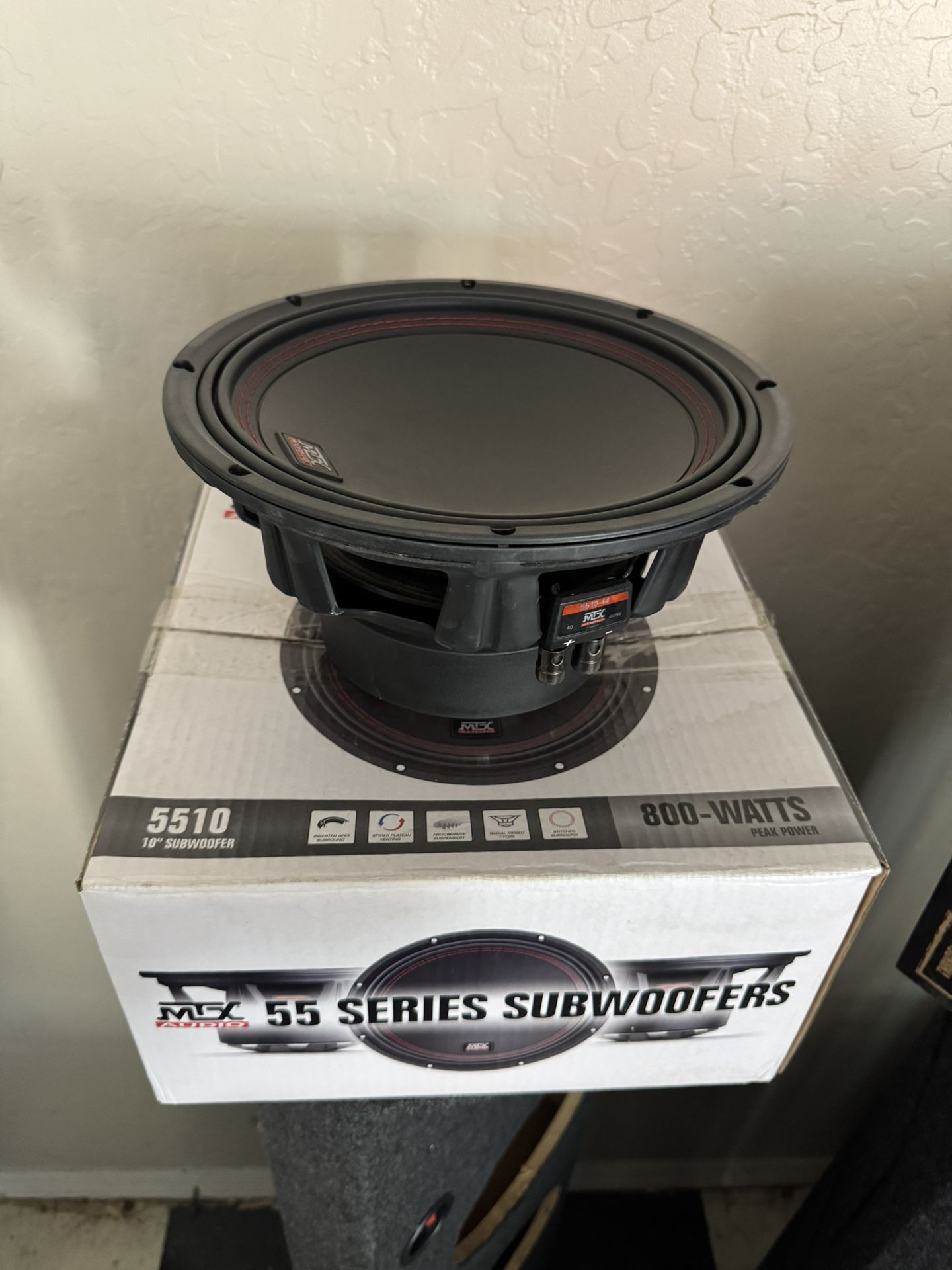 Mtx Car Audio . Thunder 5500 10 Inch Car Stereo Subwoofer New . Cheap $80
