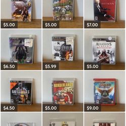 All PS3 Games Available 