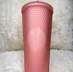 2022 Starbucks Soft Touch Pink Lemonade Studded Cup