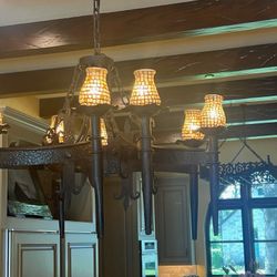 Chandeliers And Pot Rack