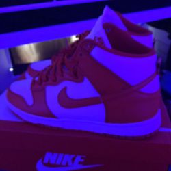 University Red Dunk High Size11 DS 