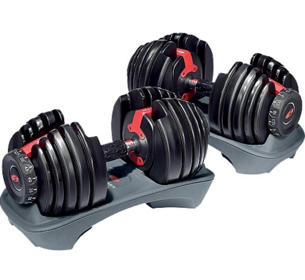 BOWFLEX 552 ADJUSTABLE DUMBBELL SET! CHEAPER THAN EBAY AND AMAZON! PRICE IS NEGOTIABLE TO A CERTAIN EXTENT!