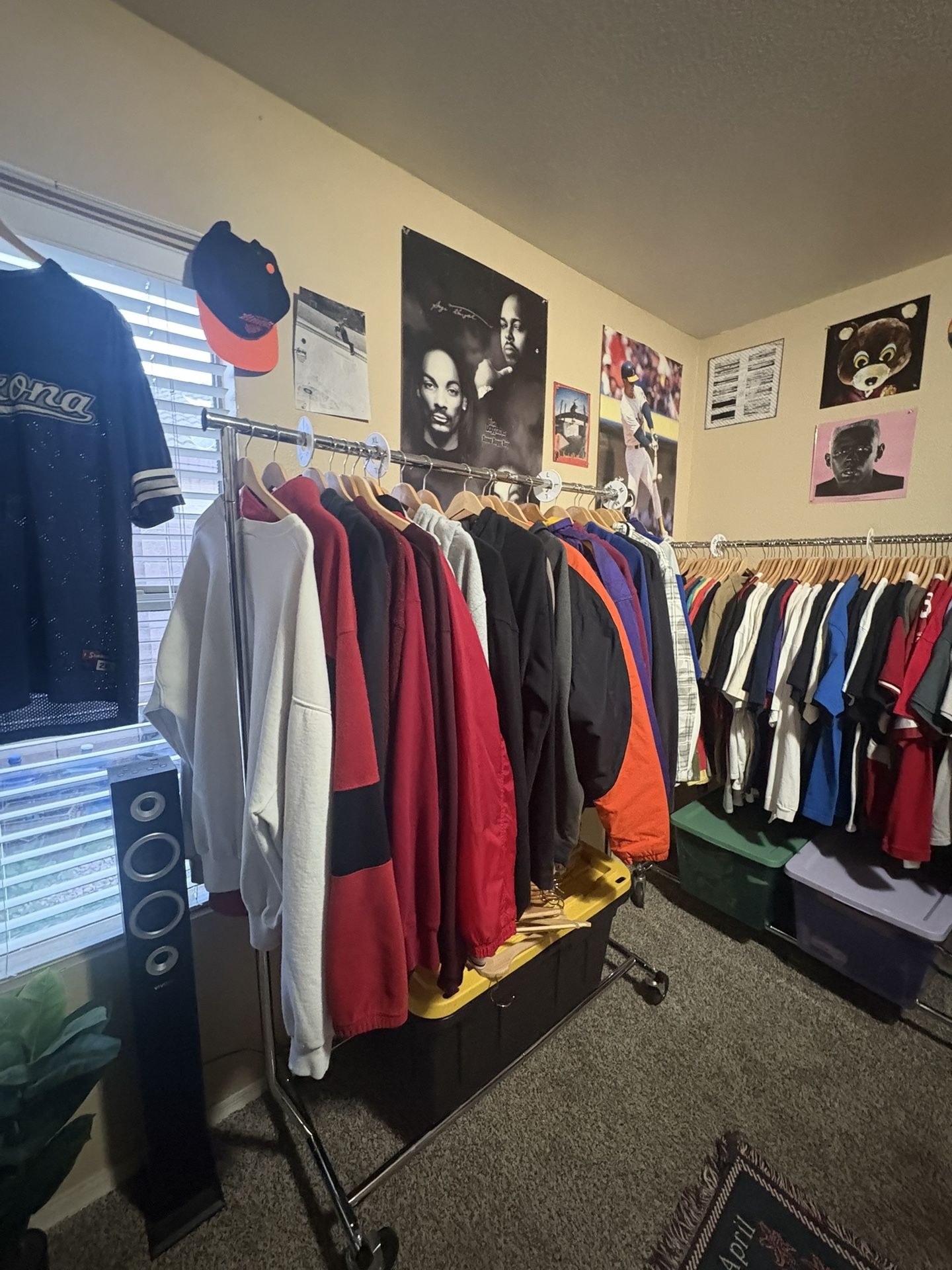 AT HOME VINTAGE CLOTHING STORE