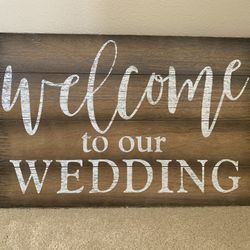 Wedding Sign