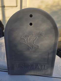 Gibraltar ST2000AM Stanley Post-Mount Mailbox, XL, Gray Steel - Quantity 1