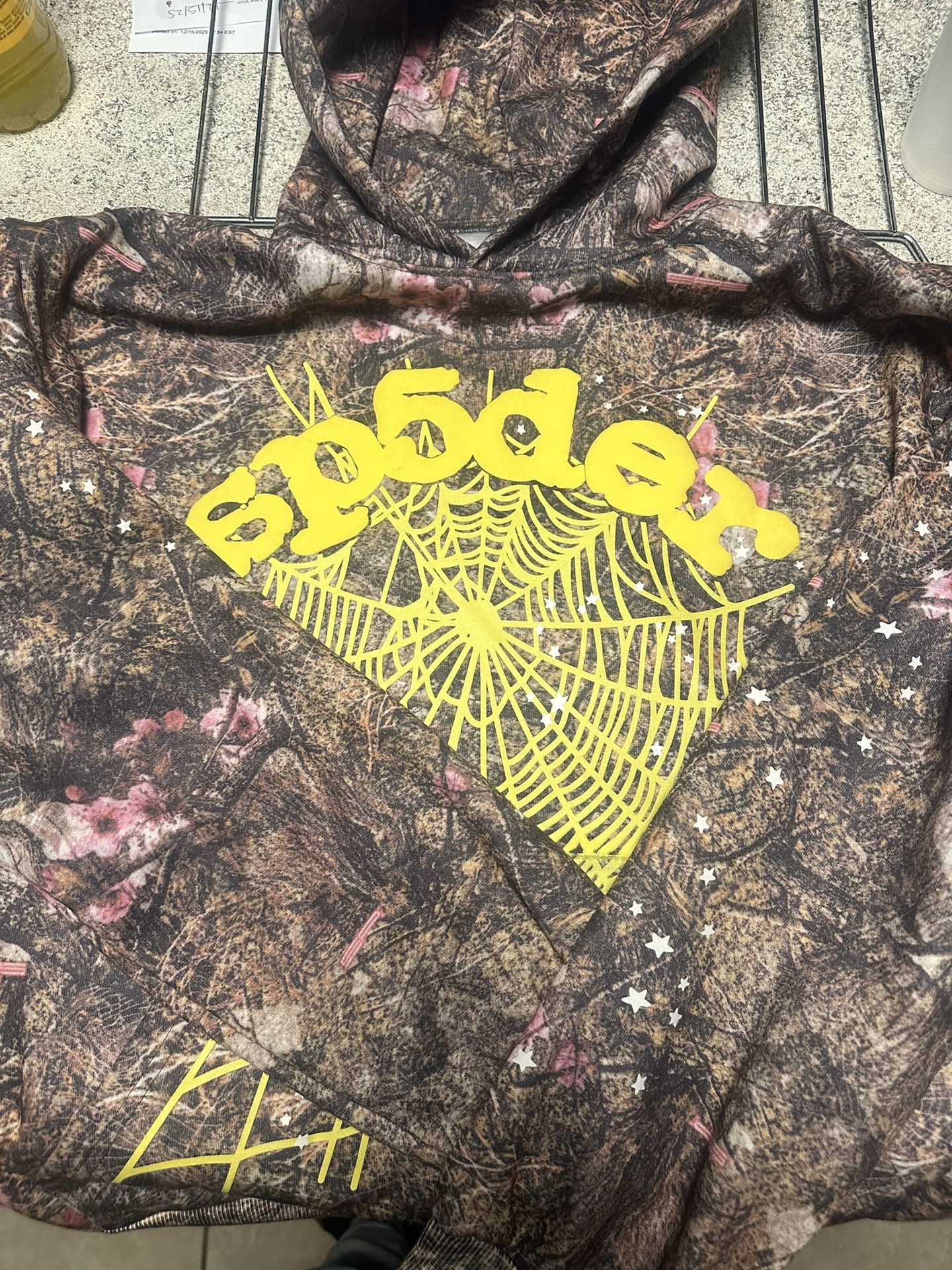camo sp5der hoodie