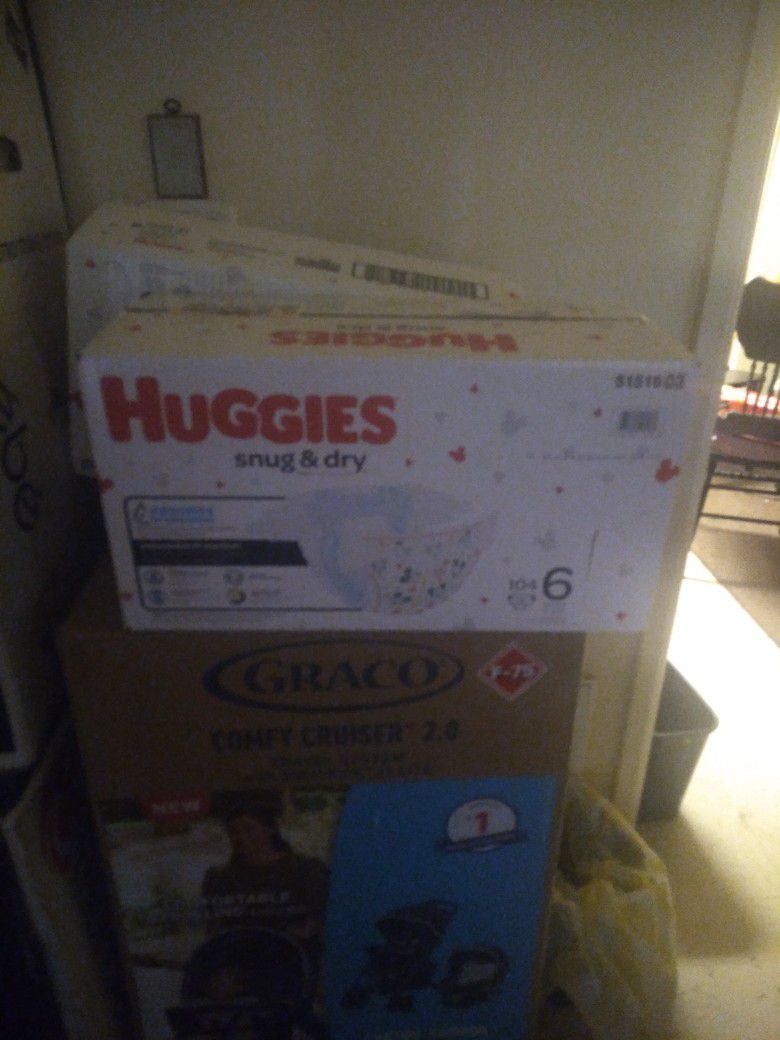 Huggies Size 6 Diapers 104 Count
