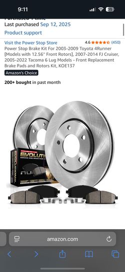 Power stop Brakes For Toyota