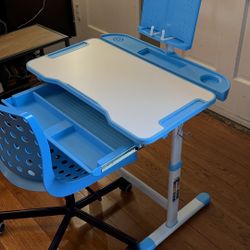 Adjustable Kids Desk & Chair Set – Grows With Your Child (Up to Approx. 5’6”