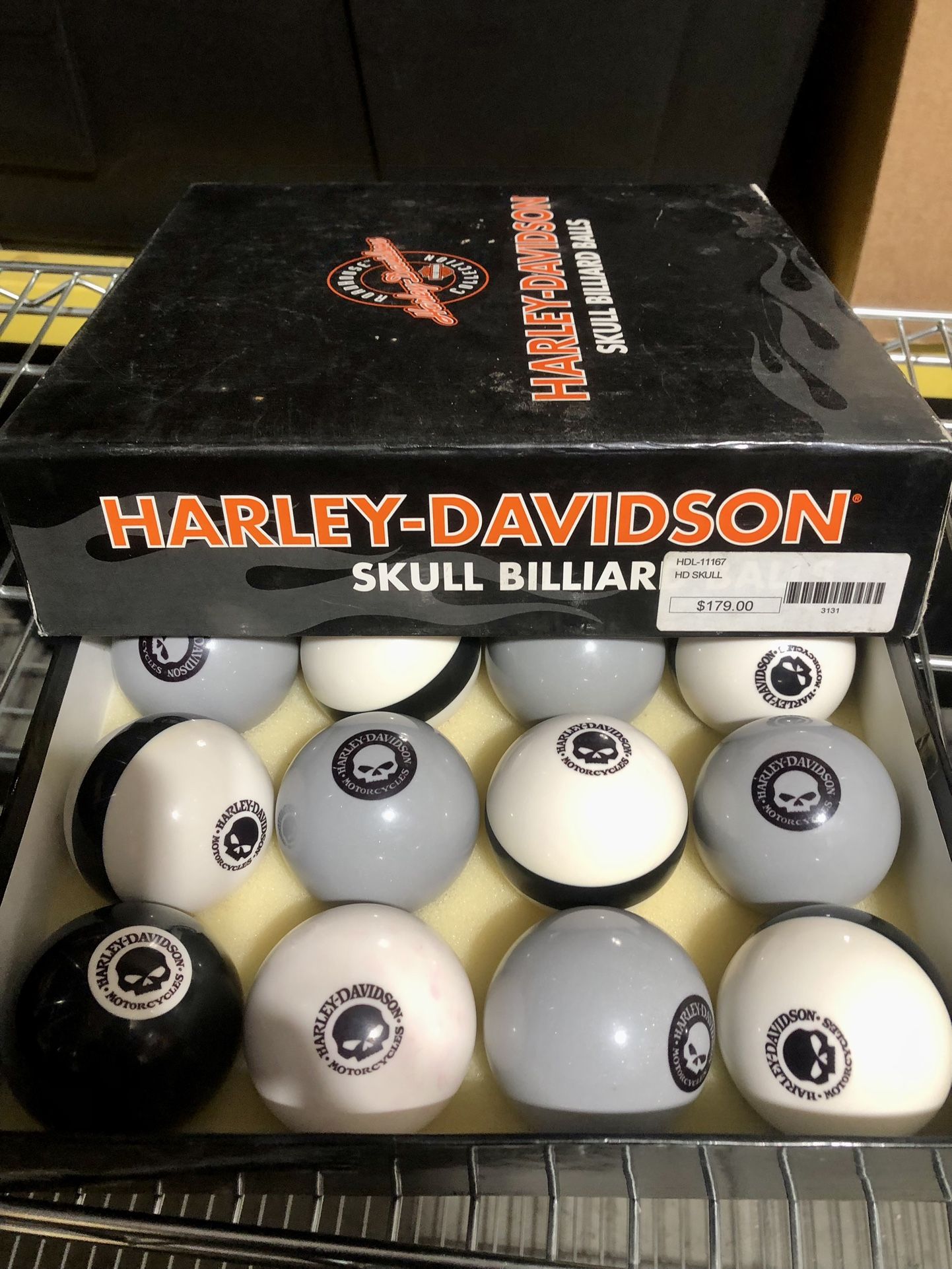 Willie G Harley Davidson Billiards Balls