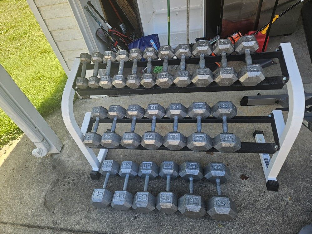 710 Pounds Plus Rack And Adjustable Bench