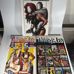 3 Invisibles Comic Magazines