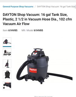 Contractor Wet/Dry Vacuum 16Gal 
