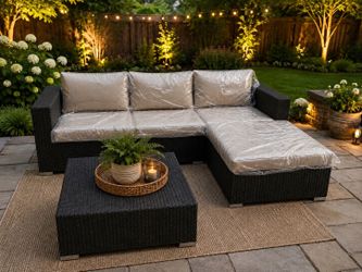 New Oversize outdoor patio furniture set Sunbrella