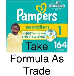 Pampers size 1 Swaddlers  Diapers Pañales