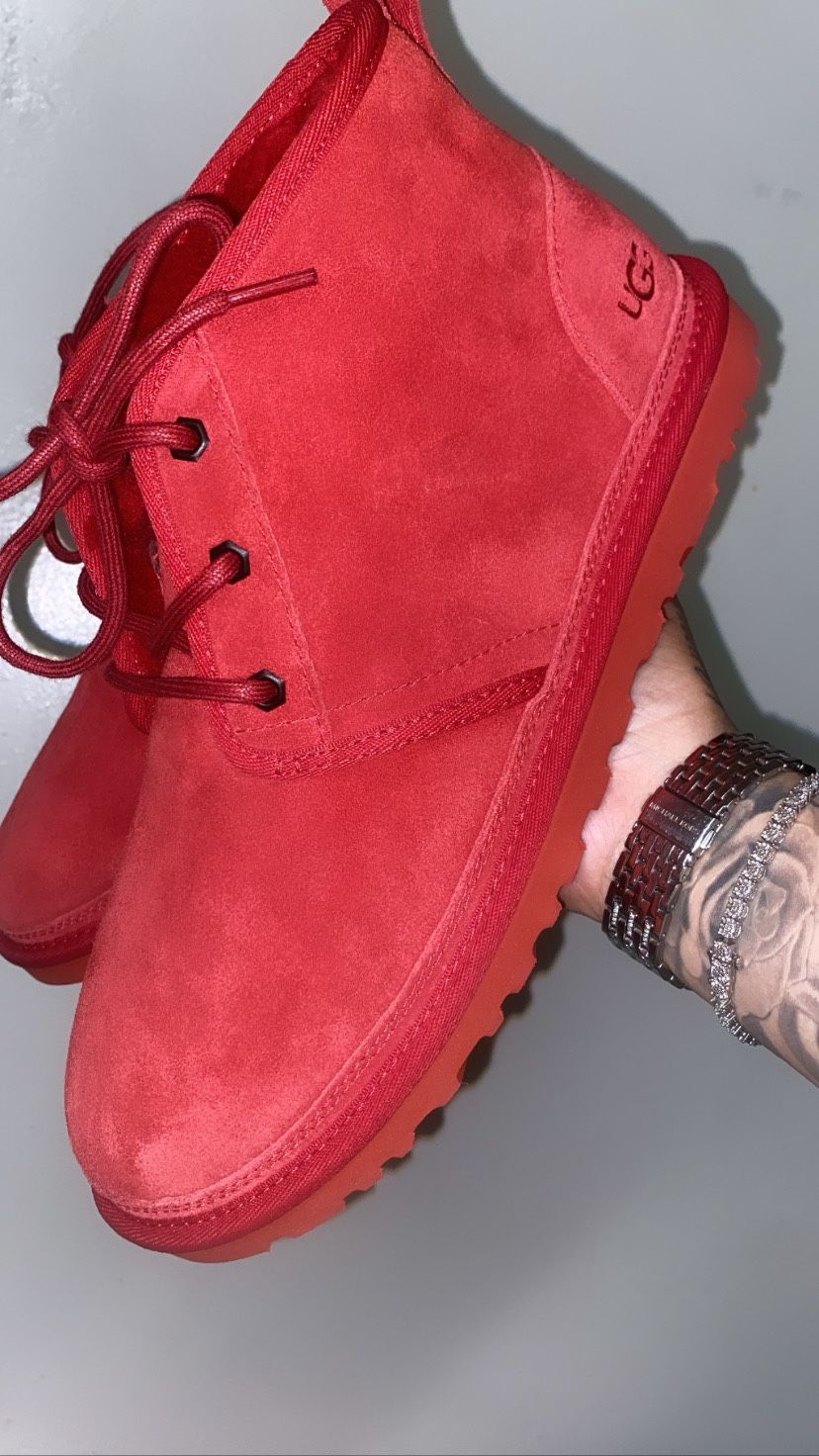 Men UGG - Neumel Chukka Boot - “Samba Red”