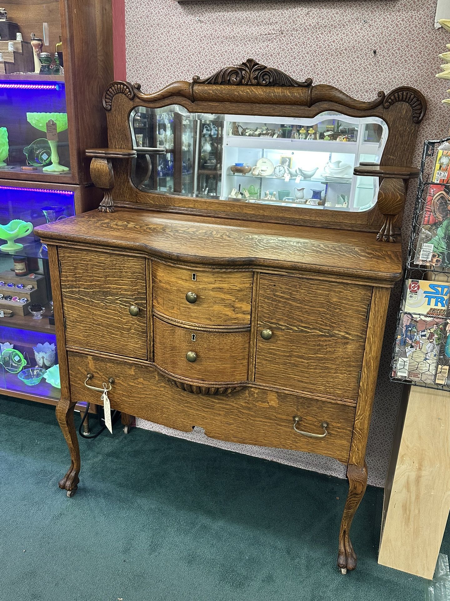 Antique Sideboard Buffet