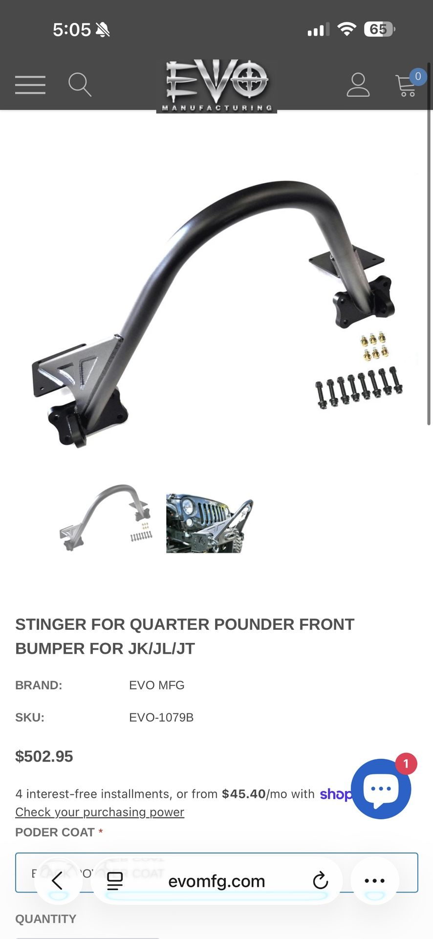 Evo MFG Stinger