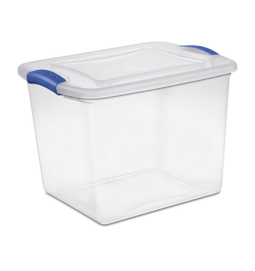Sterilite 27 Qt latch box stadium blue (available in case of 10 )